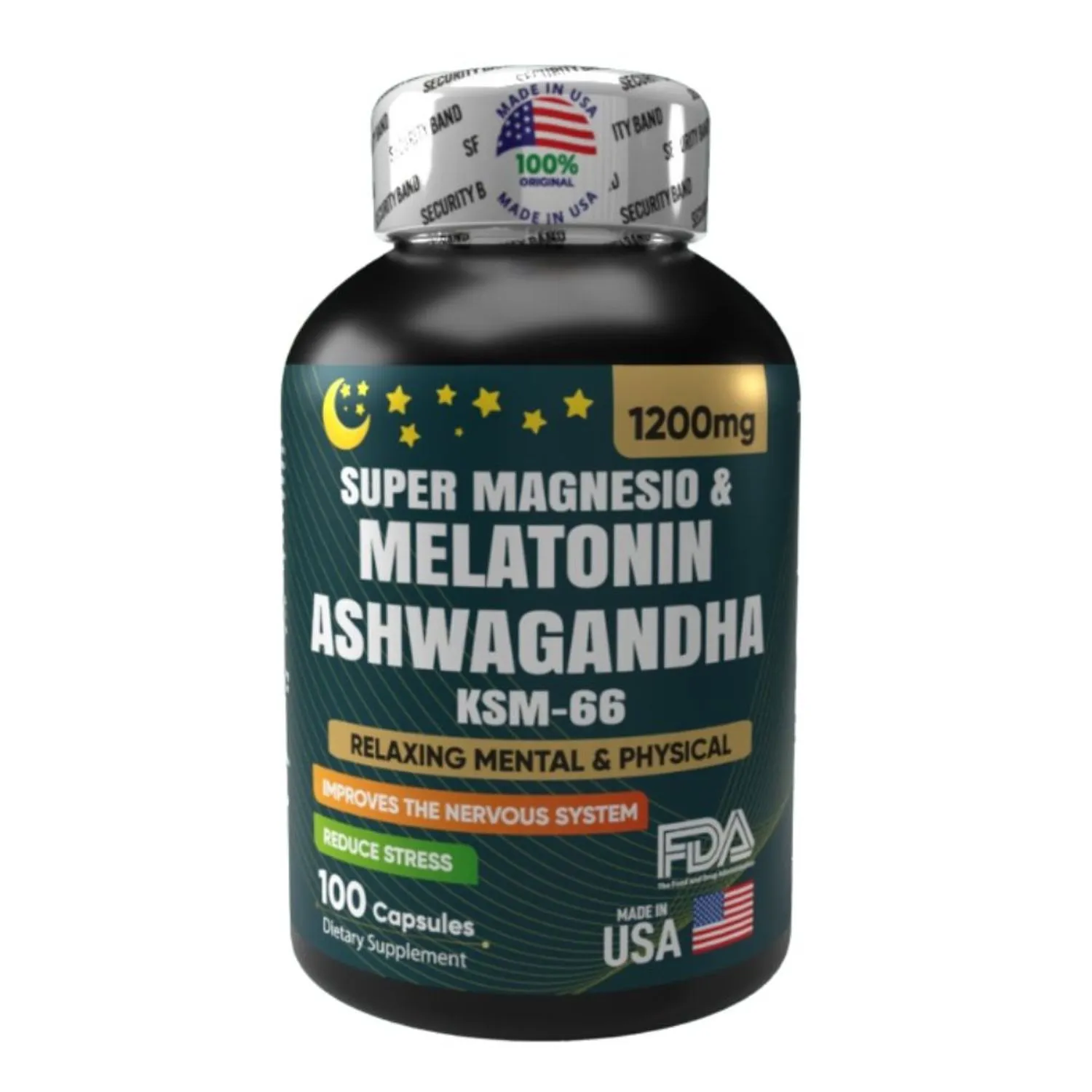 Supermagnesio y Ashwaghanda Melatonina